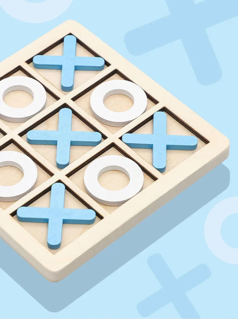 Montessori Play Game Wooden Toy Mini Chess Interaction Puzzle Training Brain Learing Early Educational Toys for Children Gift