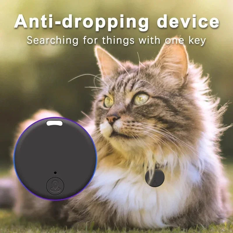 Mini GPS Locator AntiLost Alarm Wallet Keychain Smart Tag Bluetooth Compatible Tracer Keychain Dog Pet Child Tracker Key Finder