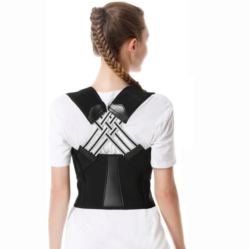 Posture Corrector for Women and Men, Adjustable Shoulder Posture Brace, Back Straightener Posture, Used for Middle Upper Spine
