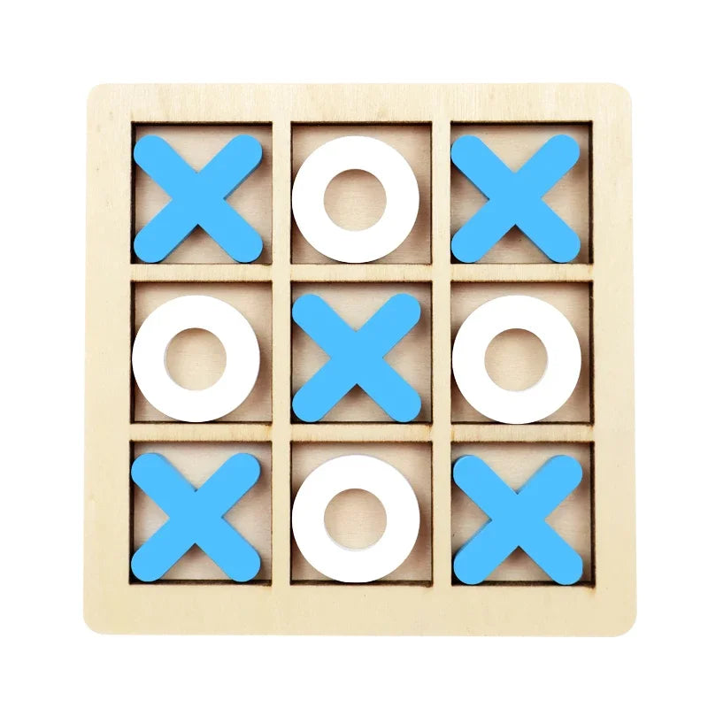 Montessori Play Game Wooden Toy Mini Chess Interaction Puzzle Training Brain Learing Early Educational Toys for Children Gift