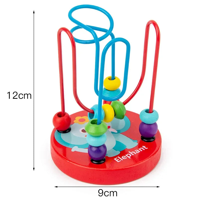 Baby Educational Toy Montessori Wooden 3D Toys Childhood Learning Kids Baby Colorful Wooden Blocks For Children Christmas Gift