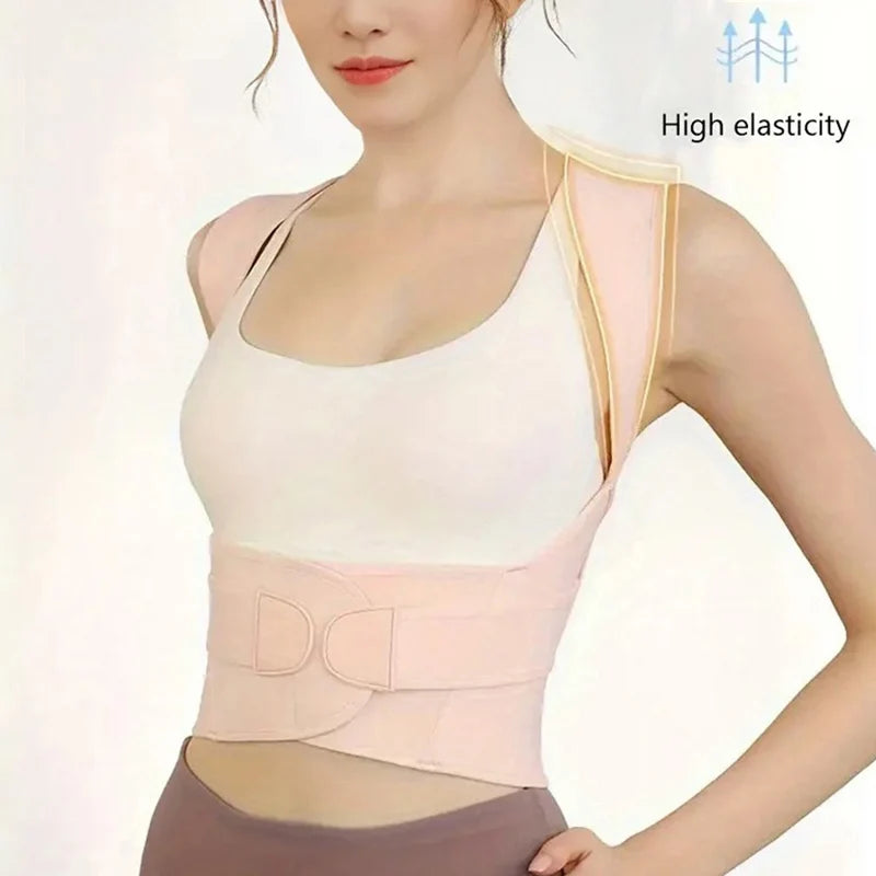 Posture Corrector for Women and Men, Adjustable Shoulder Posture Brace, Back Straightener Posture, Used for Middle Upper Spine