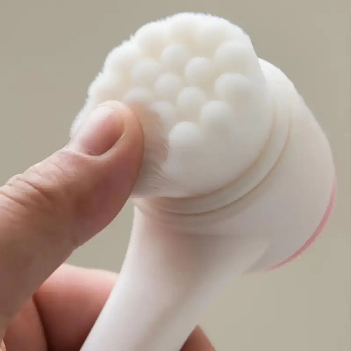 Silicone 2-in-1 Facial Cleansing Brush - Exfoliate, Massage, & Revitalize Unscented Skin Care