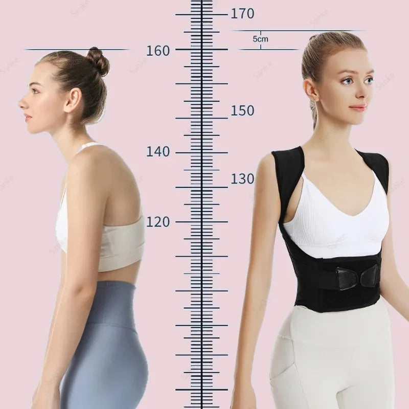 Posture Corrector for Women and Men, Adjustable Shoulder Posture Brace, Back Straightener Posture, Used for Middle Upper Spine