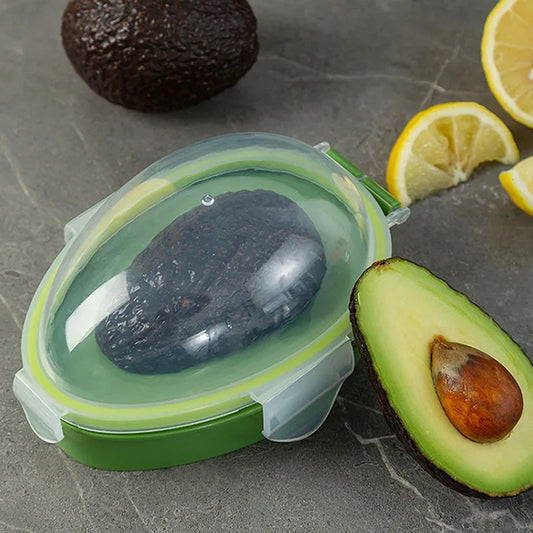 1/2/3Pcs Kitchen Food Storage Box Avocado Space Saving Container Vegetable Organizer Reusable Fruit Containers Vegetable Crisper