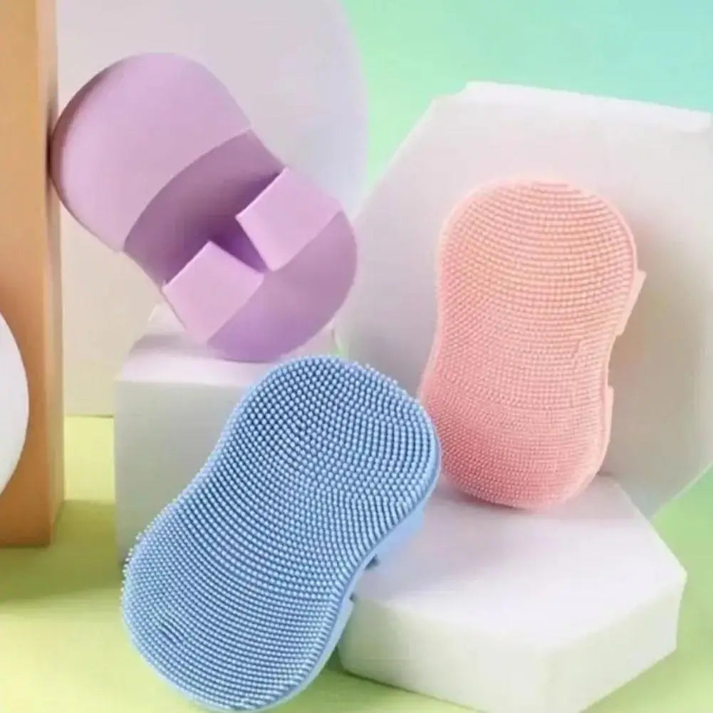 Facial Silicone Facial Cleansing Brush Handheld  Facial Deep Cleansing  Exfoliator Blackhead Pore Cleaner Skin Care TooL