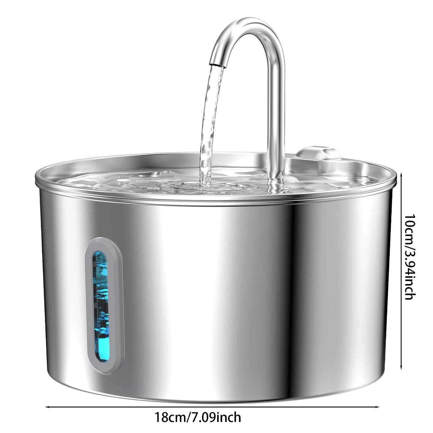 4.5L TuYa APP Automatic Pet Water Fountain Feeder Button Version Auto Cat Drink Smart Dispenser For Cats Dog Dry Food Bowl