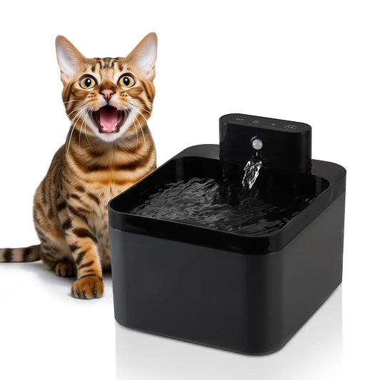 Wireless Automatic Cat Water Fountain 2.2L Intelligent Pet Water Dispenser With Filter Drinking Fountain For Cat Dog