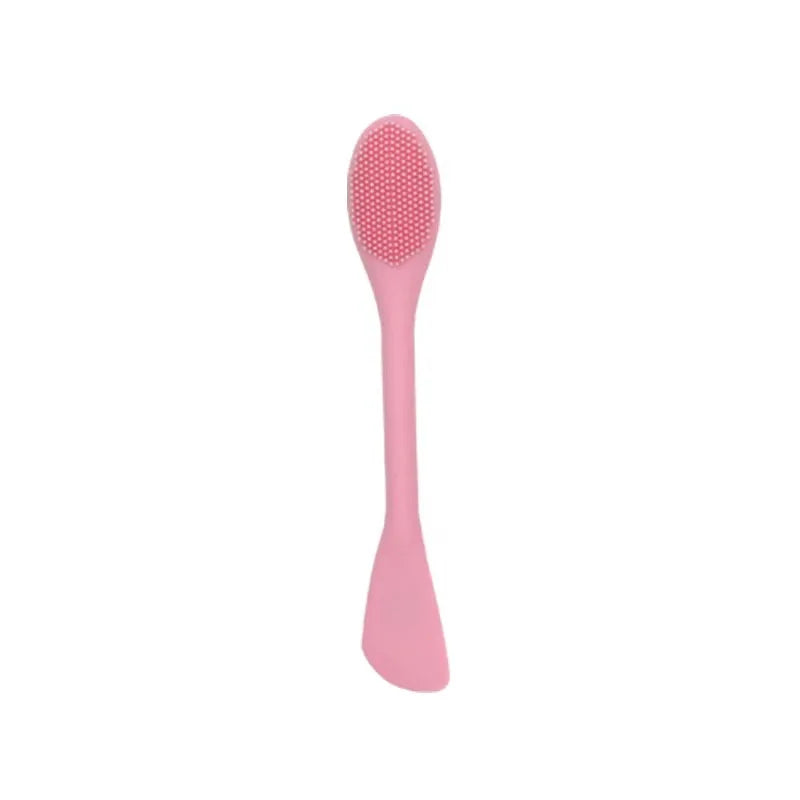 1PC Double Headed Silicone Face Cleansing Scrubber Brush Facial Mask Brushes Applicator for Women Face Makeup Brush Skin Care
