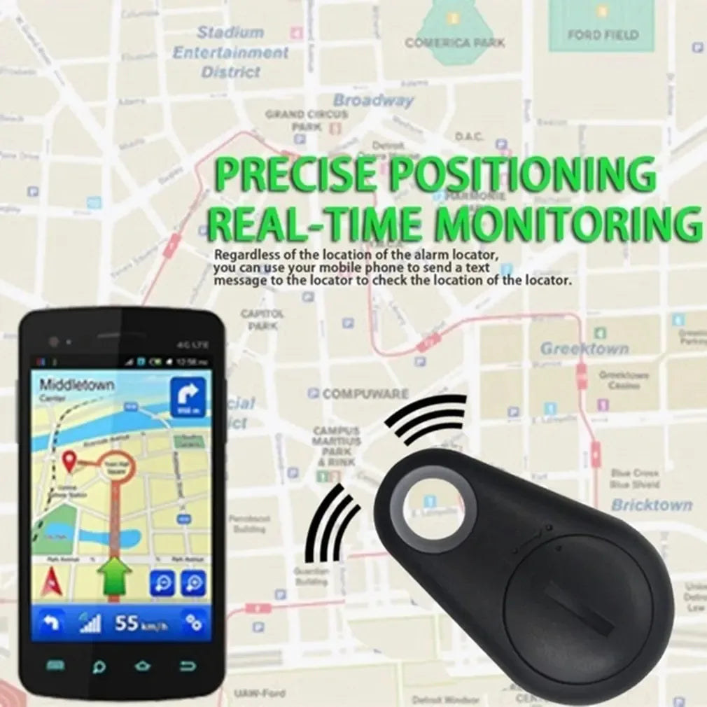 1/2pcs Mini Smart GPS Tracker Key Finder Locator Wireless Bluetooth Anti Lost Alarm Sensor Device For Kids Pets Dog Key Bicycle