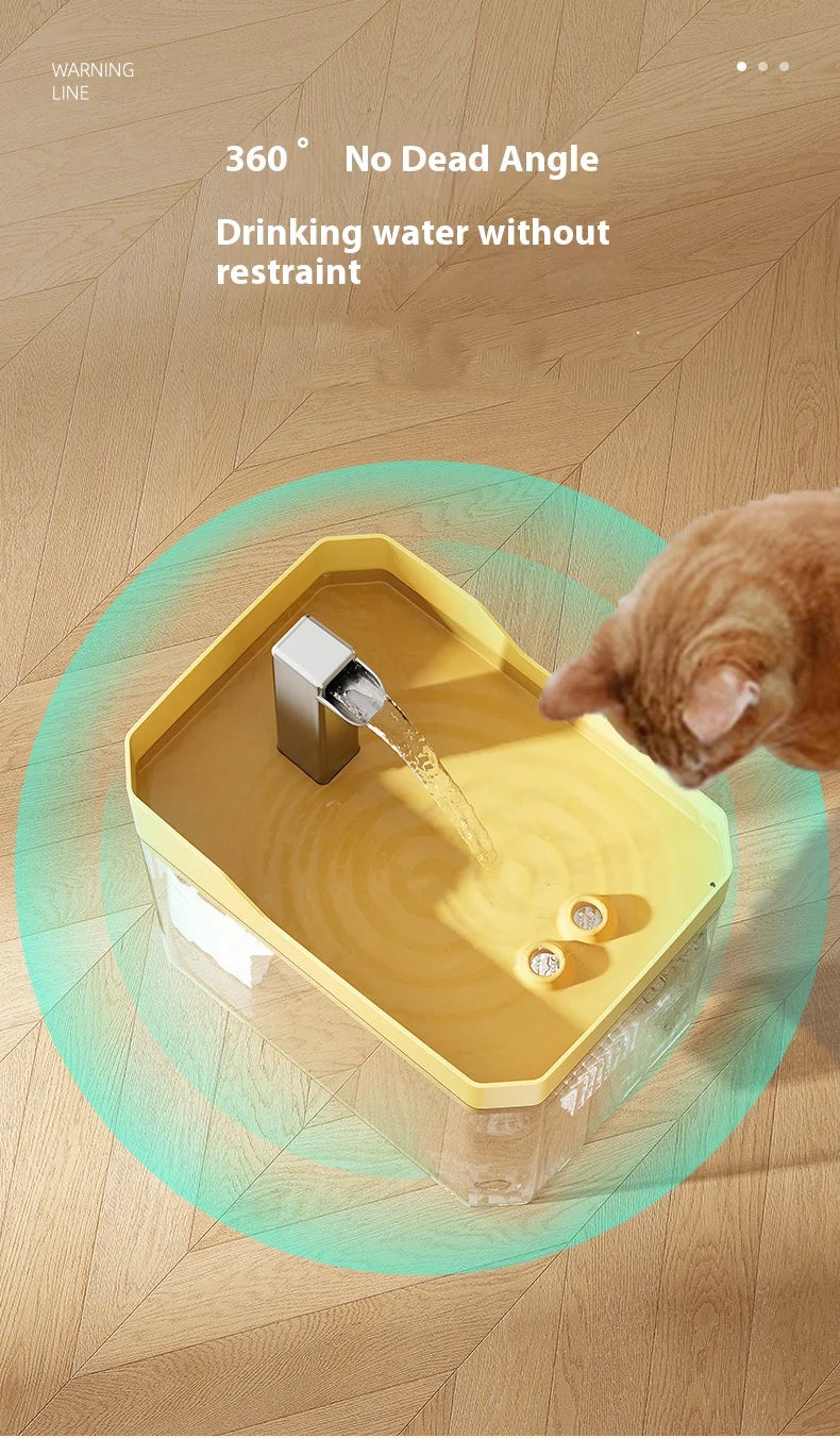 Cat Water Fountain Cat automatic water dispenser filters circulating flowing water intelligent pet automatic water dispenser