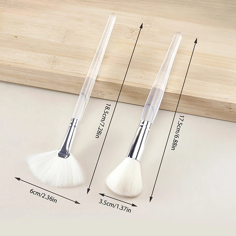 Facial Cleanser Brush Soft Hair Face Massage Wash Brush Face Mask Brush Portable Skin Care Tool