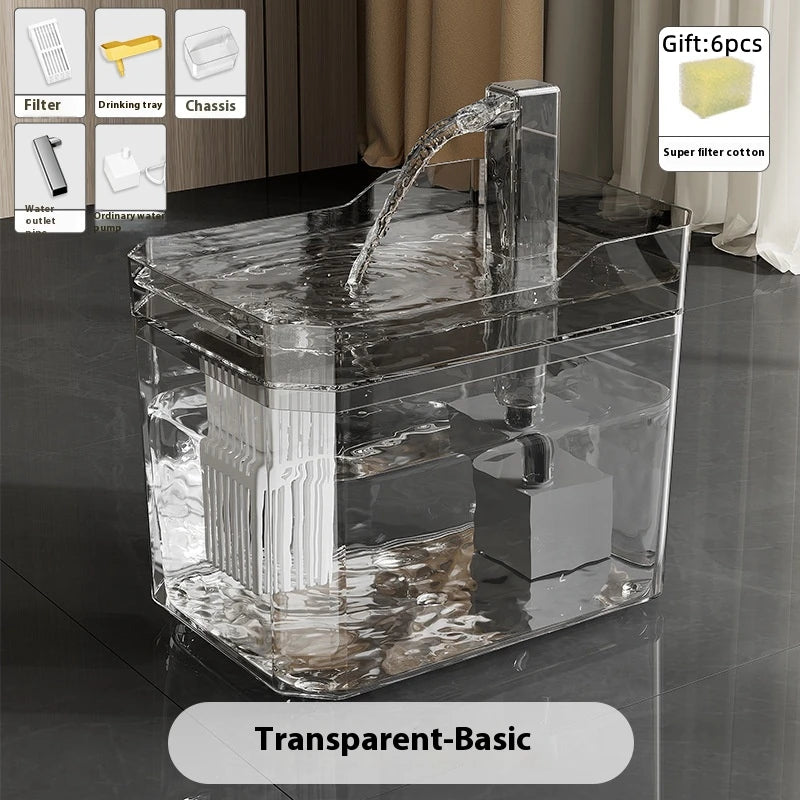 Cat Water Fountain Cat automatic water dispenser filters circulating flowing water intelligent pet automatic water dispenser