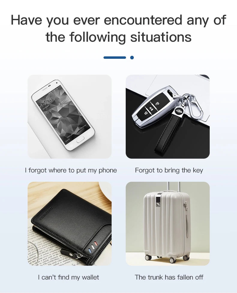 Tuya Smart Bluetooth Anti-loss Device Key Wallet Wireless Finder Smart Electronic Tracker Portable Pet Ltem Finder