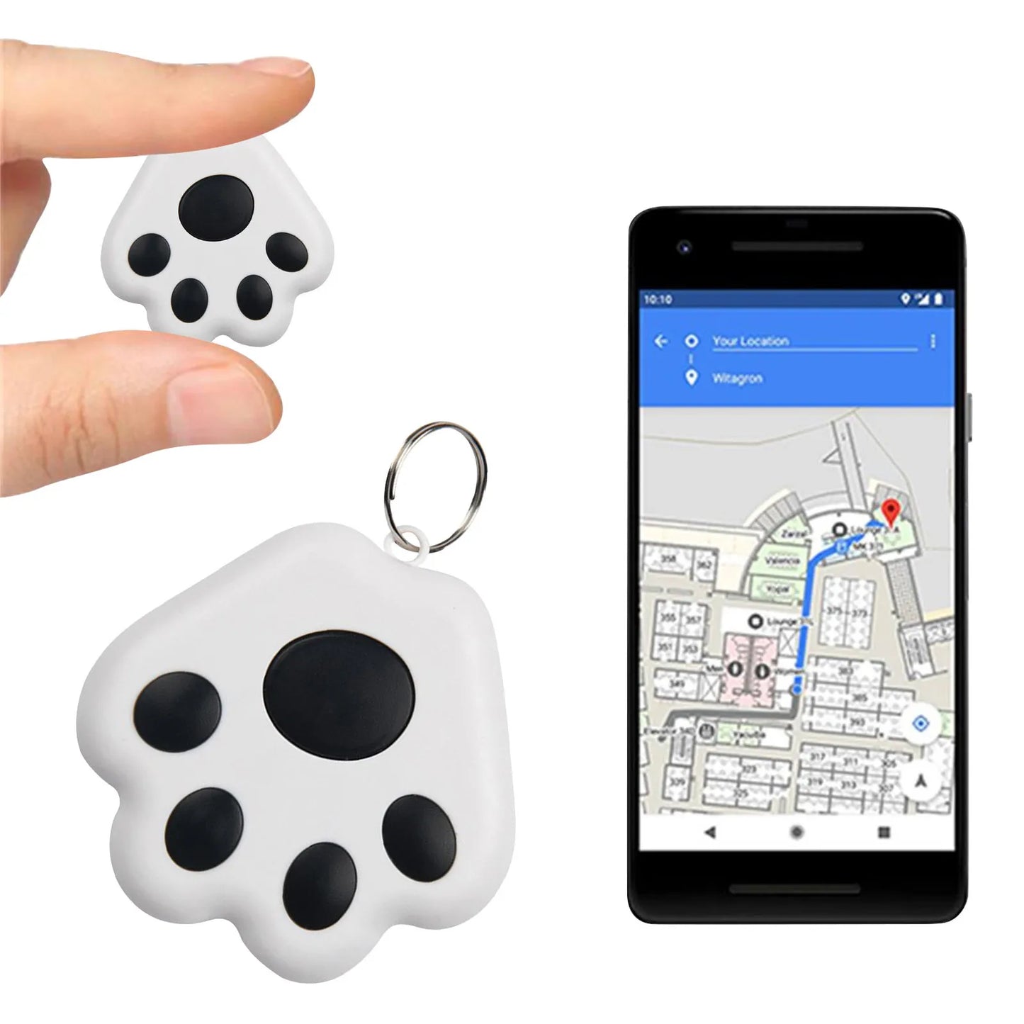 Mini GPS Tracker Wireless Bluetooth-compatible Smart Anti Lost Tracking Device for Keys Locator Pet Dog Cat Collar Accessories