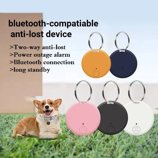 Mini GPS Locator AntiLost Alarm Wallet Keychain Smart Tag Bluetooth Compatible Tracer Keychain Dog Pet Child Tracker Key Finder