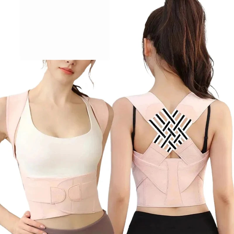Posture Corrector for Women and Men, Adjustable Shoulder Posture Brace, Back Straightener Posture, Used for Middle Upper Spine