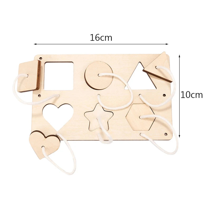 Montessori Busy Board Accessories DIY Toys Baby Wooden Activity Sensory Busyboard Parts Learning Educational Toy for Children
