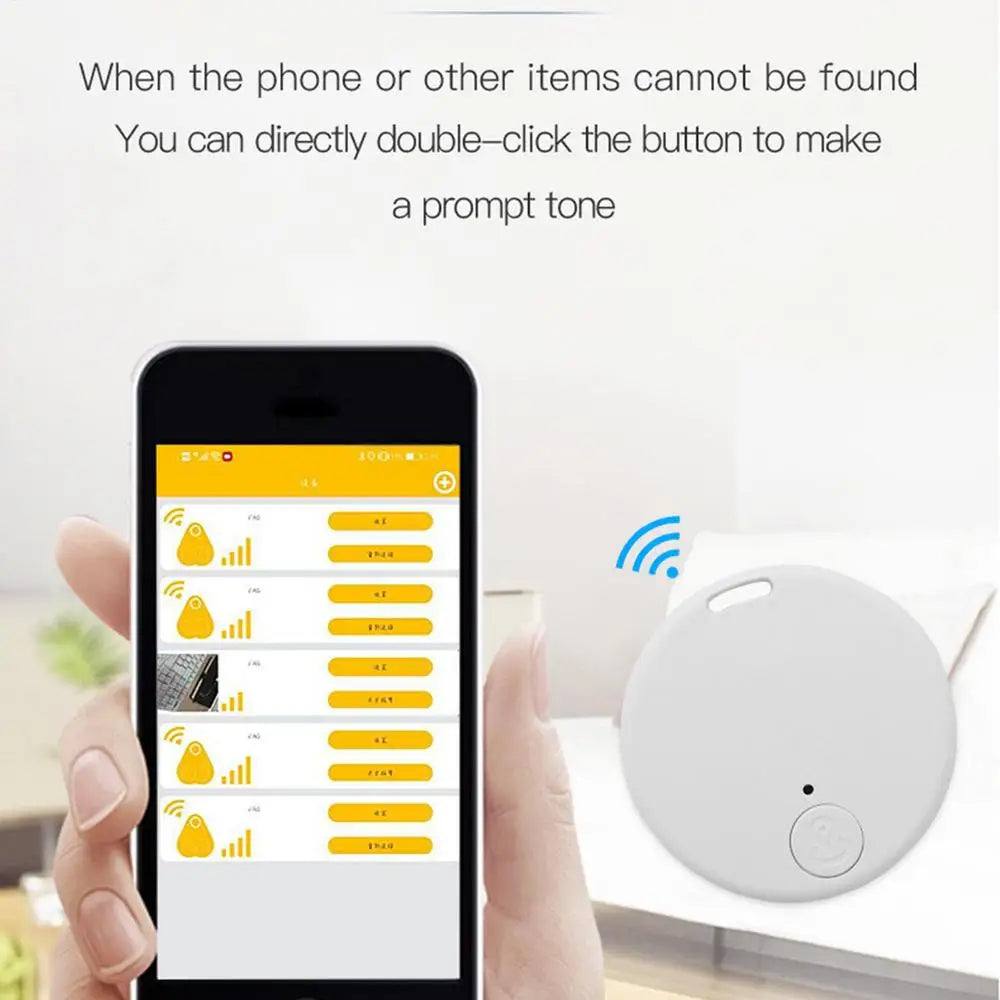 Mini GPS Locator AntiLost Alarm Wallet Keychain Smart Tag BluetoothCompatible Tracer Keychain Dog Pet Child Tracker Key Finder