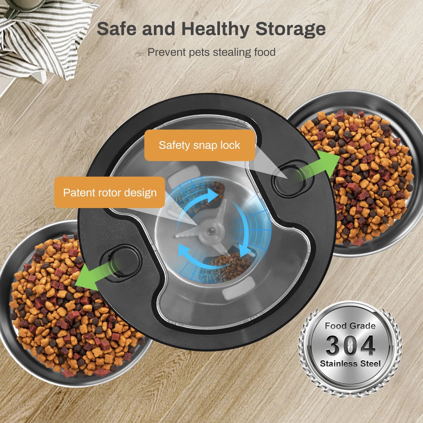 4.5L TuYa APP Automatic Pet Water Fountain Feeder Button Version Auto Cat Drink Smart Dispenser For Cats Dog Dry Food Bowl