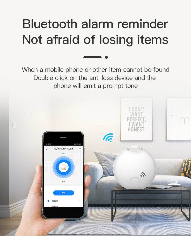 Tuya Smart Bluetooth Anti-loss Device Key Wallet Wireless Finder Smart Electronic Tracker Portable Pet Ltem Finder