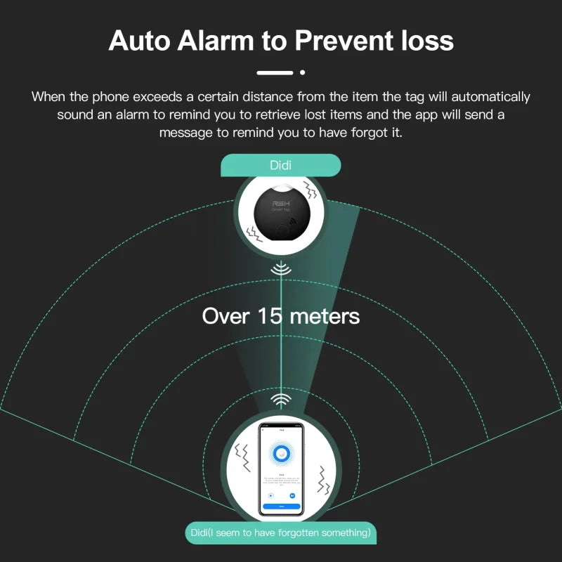 Tuya Smart Bluetooth Anti-loss Device Key Wallet Wireless Finder Smart Electronic Tracker Portable Pet Ltem Finder