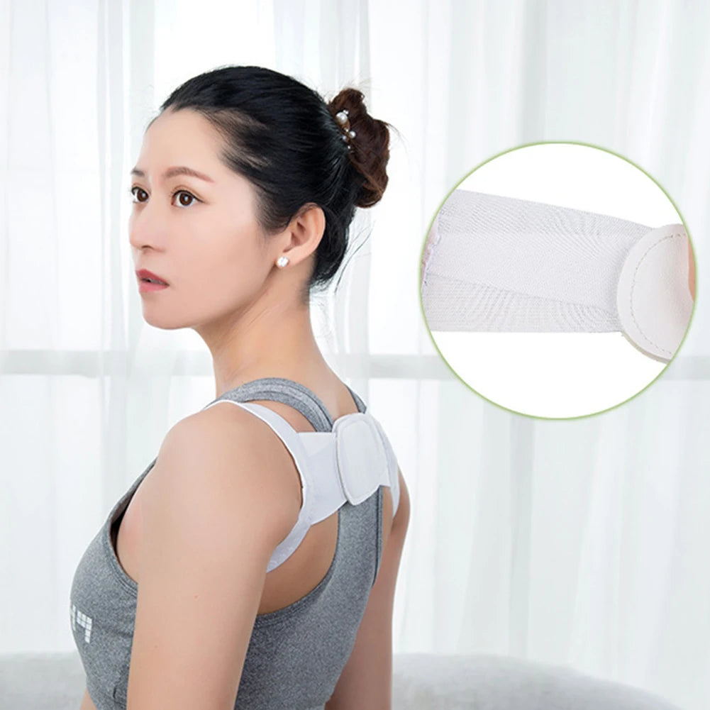 Adjustable Posture Corrector Back Support Shoulder Belt Rectify Straighten Correction Spine Corrector Health Postural Fixer Tap