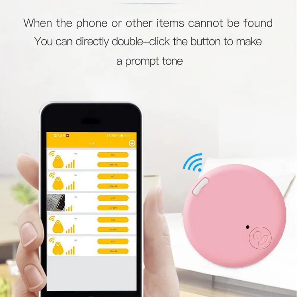 Mini GPS Locator AntiLost Alarm Wallet Keychain Smart Tag BluetoothCompatible Tracer Keychain Dog Pet Child Tracker Key Finder