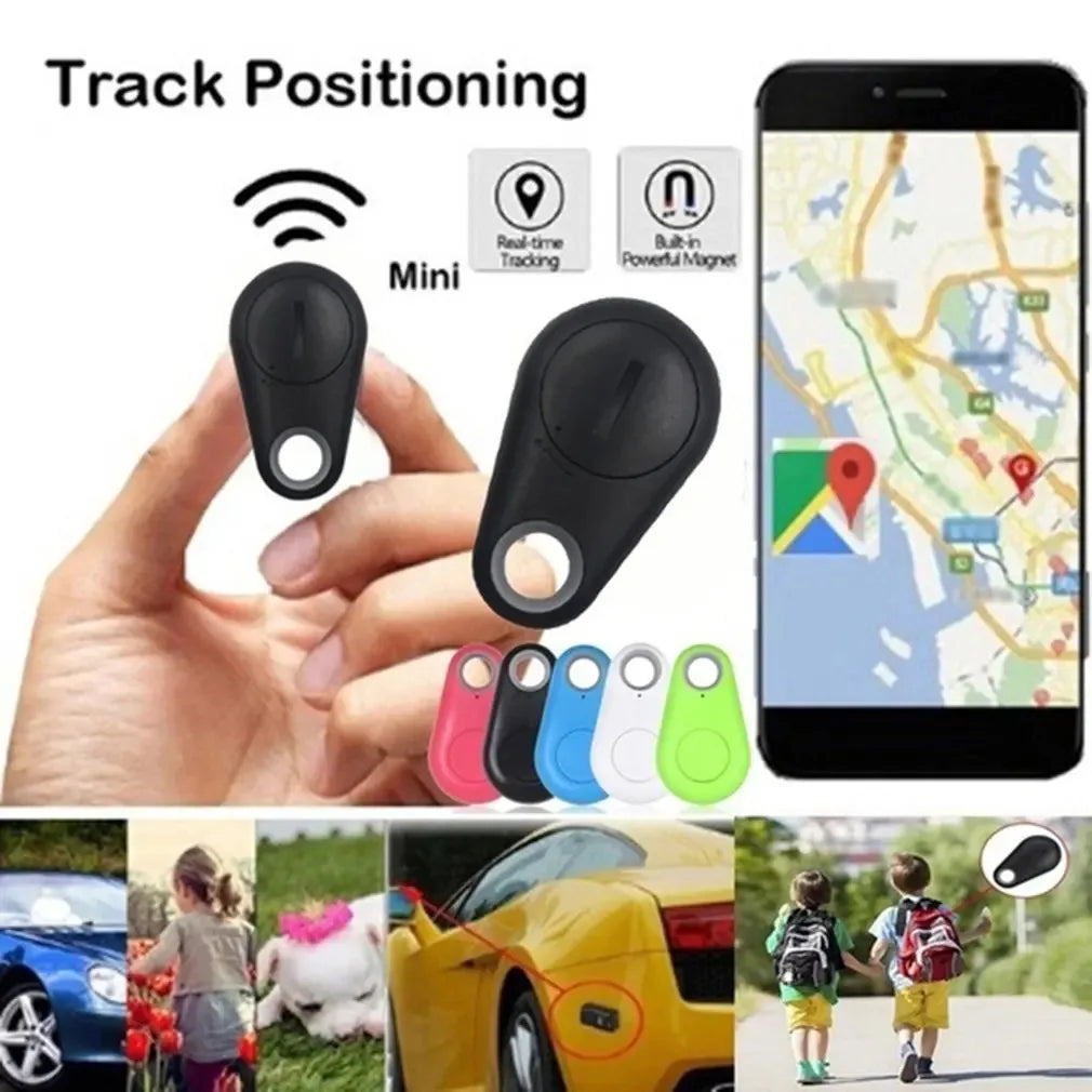 1/2pcs Mini Smart GPS Tracker Key Finder Locator Wireless Bluetooth Anti Lost Alarm Sensor Device For Kids Pets Dog Key Bicycle