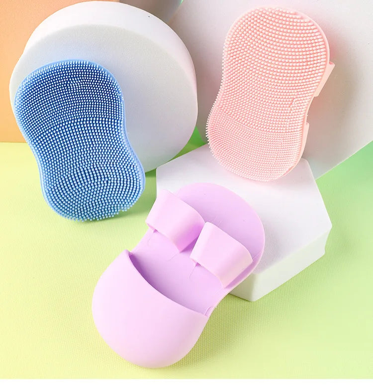 Soft Silicone Facial Cleansing Brush Face Exfoliator Blackhead Acne Removal Face Scrubber Manual Facial Cleansing Brush Skincare