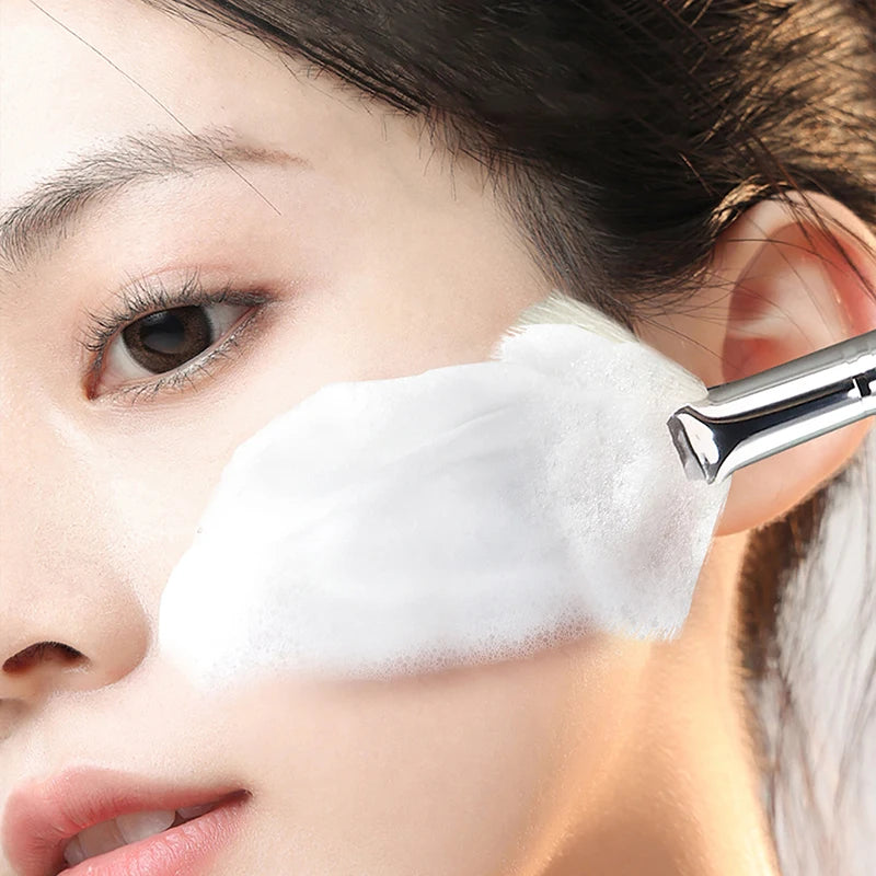 Facial Cleanser Brush Soft Hair Face Massage Wash Brush Face Mask Brush Portable Skin Care Tool