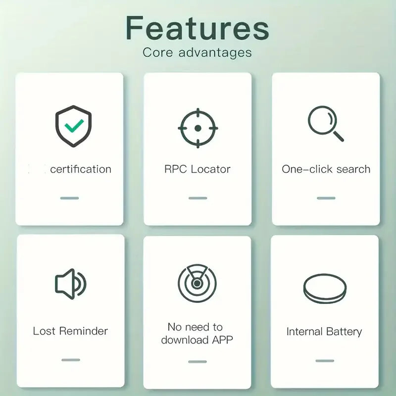 Smart Bluetooth GPS Tracker Works with Find My APP Anti-Lost Reminder Device Wireless For Iphone Locator Key Kids Finder