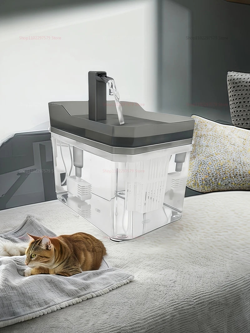 1.5L Pet Cat Water Fountain Automatic Circulating Drinking Dispenser with USB Filter Live Water  Circulation Cat Accessories