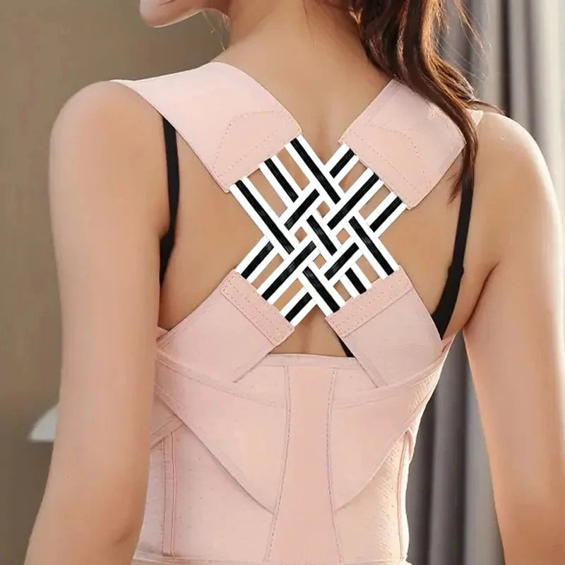 Posture Corrector for Women and Men, Adjustable Shoulder Posture Brace, Back Straightener Posture, Used for Middle Upper Spine