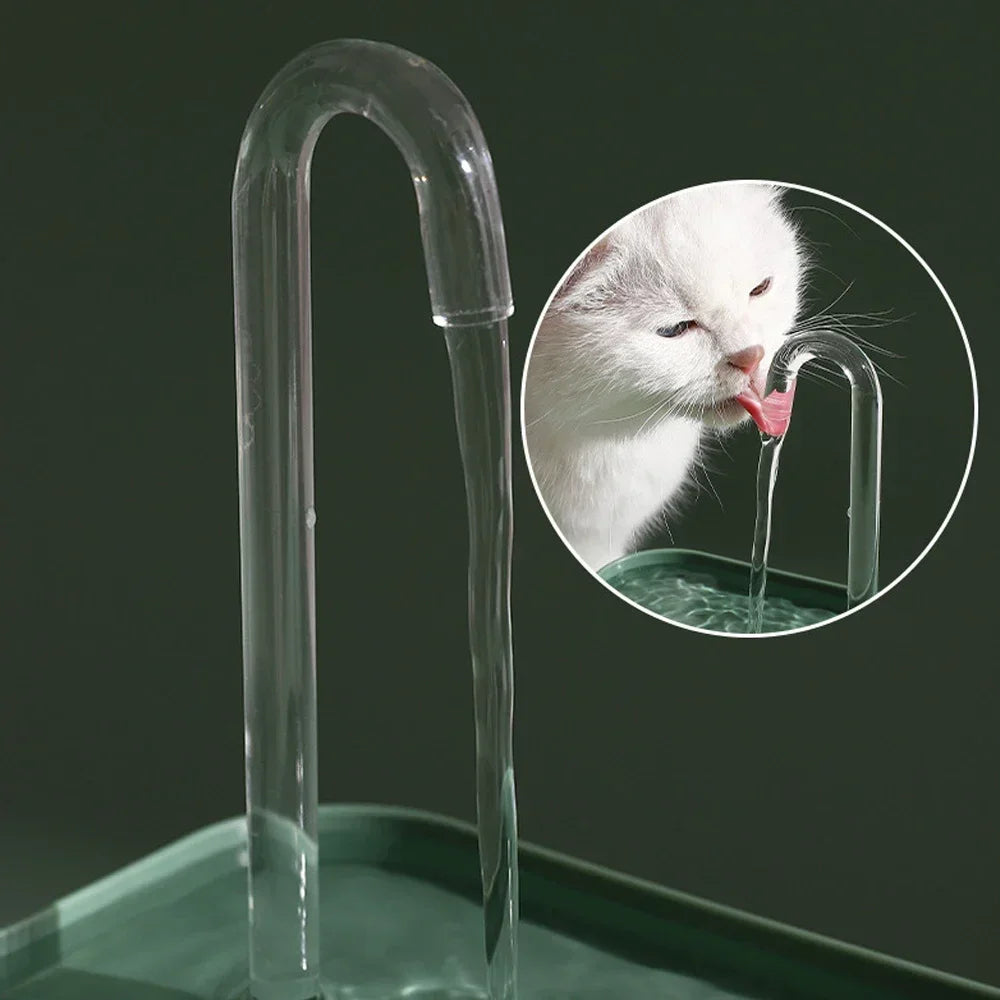 1.5L Ultra-Quiet Cat Water Fountain Filter Smart Automatic Pet Dog Water Dispenser&Burnout Prevention Pump Recirculate Filtrin