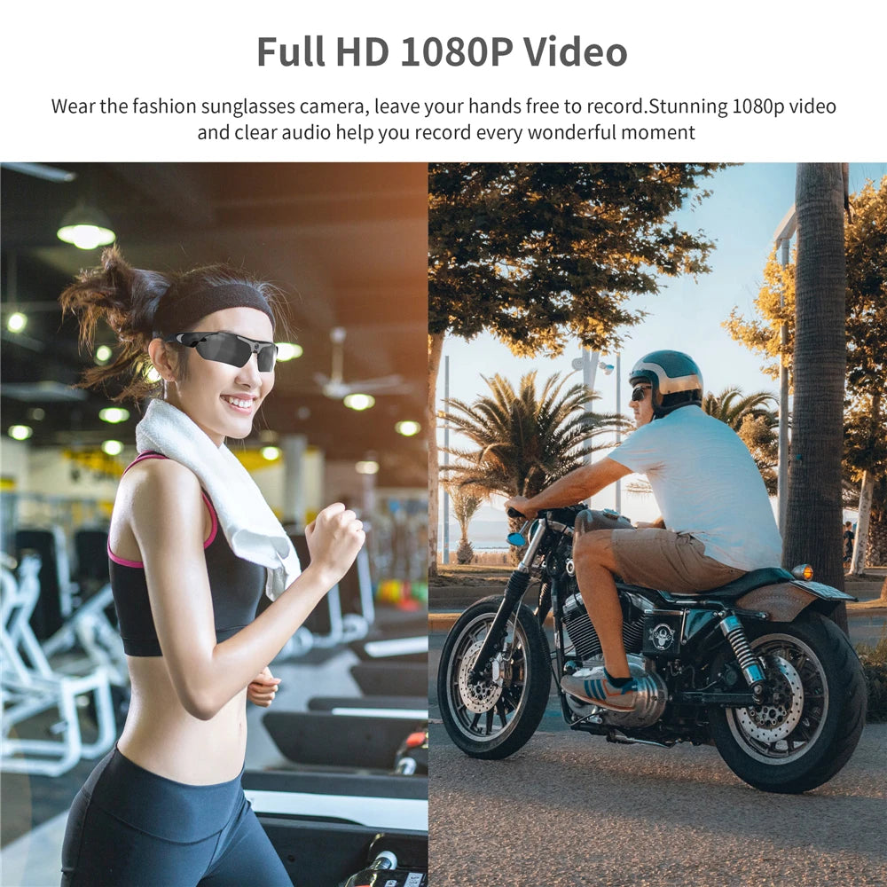 HD Camera Sunglasses – Sport DVR & Driving Cam 1080P