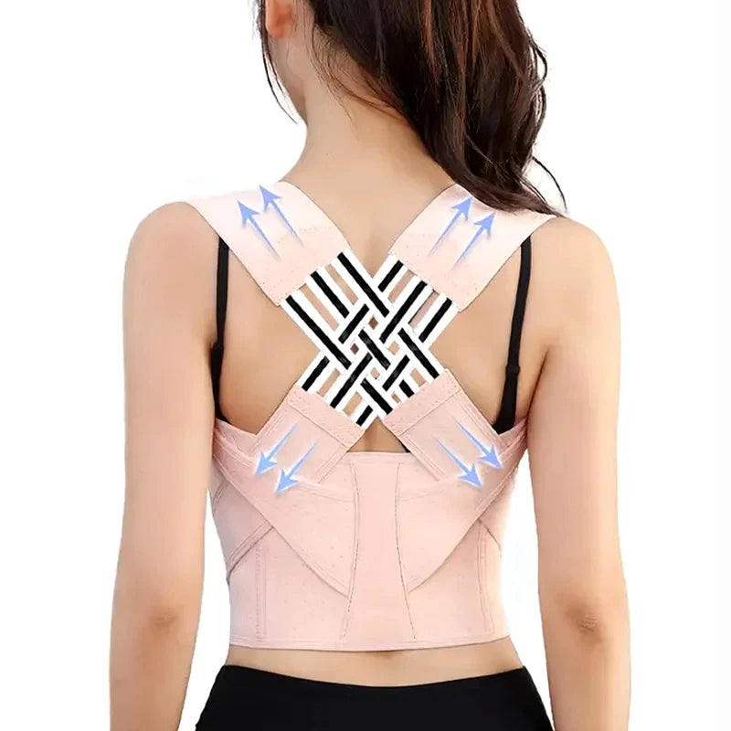 Posture Corrector for Women and Men, Adjustable Shoulder Posture Brace, Back Straightener Posture, Used for Middle Upper Spine