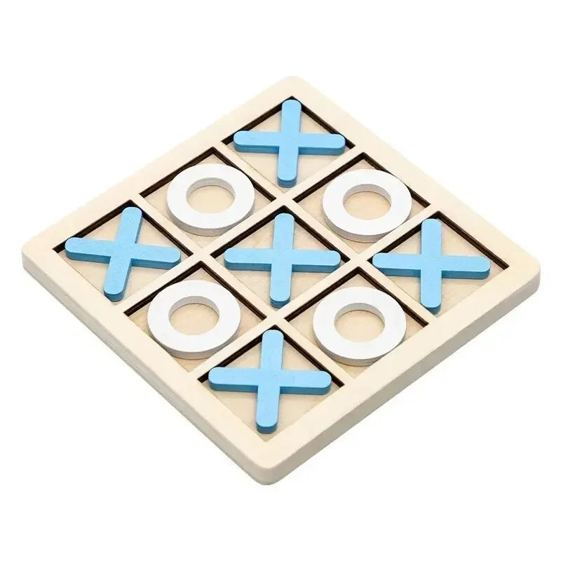 Montessori Play Game Wooden Toy Mini Chess Interaction Puzzle Training Brain Learing Early Educational Toys for Children Gift