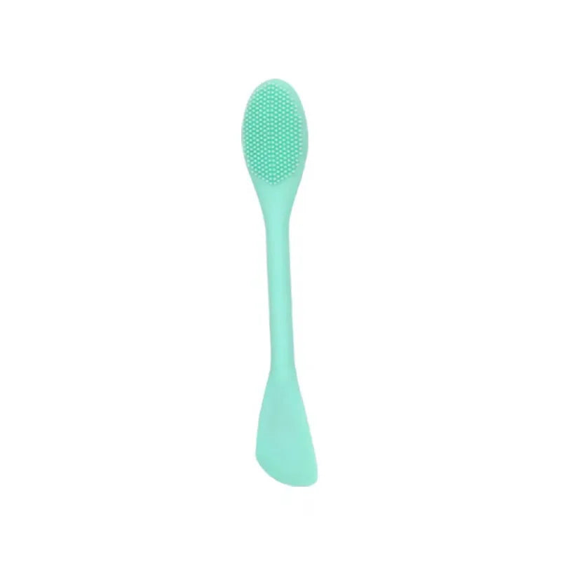 1PC Double Headed Silicone Face Cleansing Scrubber Brush Facial Mask Brushes Applicator for Women Face Makeup Brush Skin Care