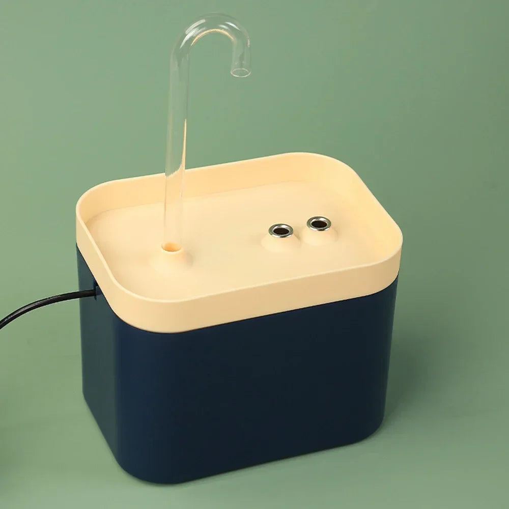 1.5L Ultra-Quiet Cat Water Fountain Filter Smart Automatic Pet Dog Water Dispenser&Burnout Prevention Pump Recirculate Filtrin