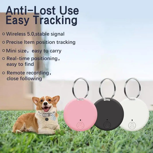 Mini GPS Locator AntiLost Alarm Wallet Keychain Smart Tag BluetoothCompatible Tracer Keychain Dog Pet Child Tracker Key Finder