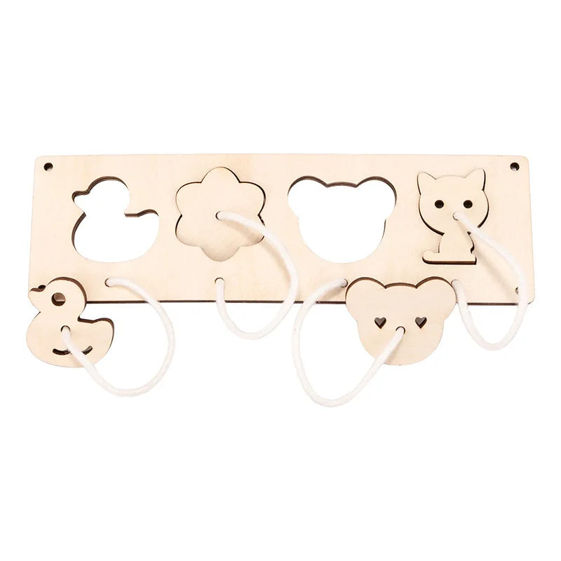 Montessori Busy Board Accessories DIY Toys Baby Wooden Activity Sensory Busyboard Parts Learning Educational Toy for Children