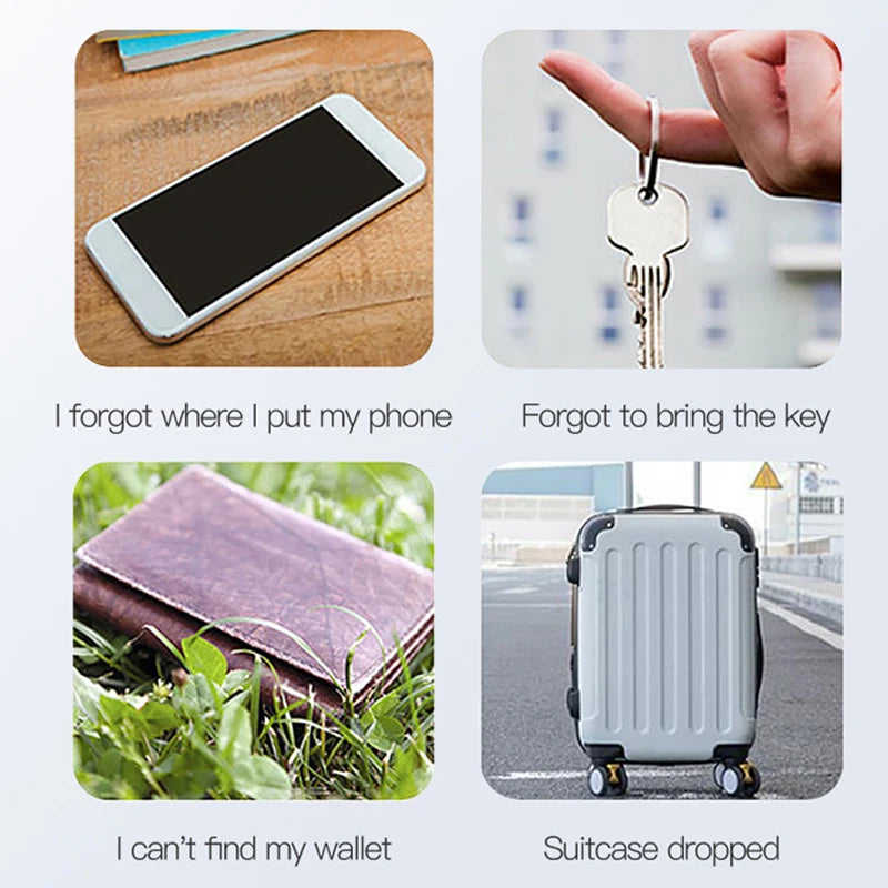 Bluetooth 5.0 Mini GPS Tracker Anti-Lost Device Pet Kids Keys Wallet Tracking for IOS/ Android Smart Finder Locator Accessories